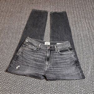 Citizens of Humanity | Olivia Crop High Rise Slim Straight Silvermist| Sz 26